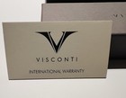 Visconti Opera Gold Red   Gold Fountain Pen Broad Nib New In Box