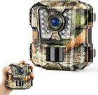 Mini Trail Camera 24mp 1080p Hd Game Hunting Motion Activated Ir Night Vision