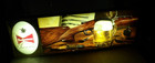 Vtg 1960s 1967 Budweiser Beer Lighted Sign Shotgun Gunsmith Duck Hunter