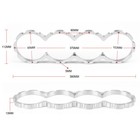 For Honda Civic 90-01 B-series B16 B18 Engine Block Guard Aluminum Gasket Plate