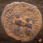 Byzantine Follis Coin - Heraclius  610-641  Nicomedia  sear 834  31mm  w833