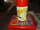 Promo Aladdin Y Zone Plastic Red Lunch Box Thermos Nickelodeon Vintage Viacom