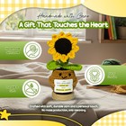 Emotional Crochet Sunflower - Cute Positive Desk Decor   Positivity Buddy  Un   
