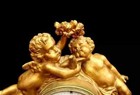 Antique Clock Marble 19th Century Large Heavy Bronze Ormolu French Victorian
