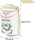 Sungmor Cast Iron Wall Mounted Mailbox Vintage Distressed Lockable Letter Box
