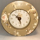 Simply Shabby Chic Round Floral Clock By Rachel Ashwell Tested And Works