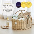 Premium Baby Diaper Caddy Organizer - Handmade   Award-winning Scalloped