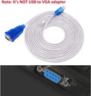 Usb 2 0 To Rs232 Db9 Serial Adapter Cable Ftdi Chip Win Mac Linux 10ft