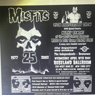 Misfits Unused Roseland Concert Ticket 2001 Wwf Ny After Party Promo Flyer Set