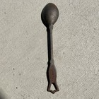 Vintage Large Cast Iron Spoon Decorative Made In Taiwan
