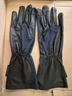 United Design Flight Gloves Black blue M Leather And Nomex   Fire Resistant  