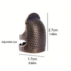 3p Hand Sewing Thimble Finger Protector Ring  Vintage For Shield Tailoring Craft