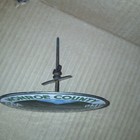 1950s Monroe County Pennsylvania Motor Foundation Porcelain Auto Radiator Badge