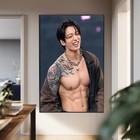 Jung Kook Bts Tattoo Shirtless Concert Photo K-pop Idol Poster