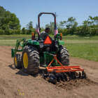 Titan Attachments 3 Point 5ft Notched Disc Harrow Plow Attachment For Cat 1