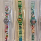 Lot Of 9 Vintage Disney Digital Watches Aladdin Lion King Sleeping Beauty