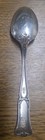 Antique Art Nouveau Sterling Silver Pansy Pattern Teaspoon 1910 Monogram M  925