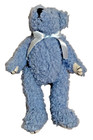 Ty Attic Bear Bluebeary Blue Fuzzy Wooly Curly Teddy Poseable 8  1993 Jointed