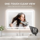 Led Lighted Bathroom Mirror  Smart Memory Function  Anti-fog Touch Vanity Mirror