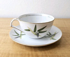 Narumi Spring Bamboo Coffee tea Cup   Saucer  discontinued  Japan