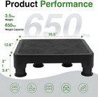 Cool-angle Adjustable Step Stool For High Beds   Suv - Non-slip Mobility Platfor