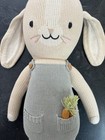 Cuddle   Kind Henry The Rabbit 20    Handmade Knit Stuffed Plush Collectible Doll