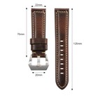 For Citizen Eco-drive One 20 22 24 26mm Oiled Waxed Leather Watch Strap Men Band