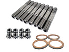 Yamaha Yzfr6 Yzf R6 Exhaust Studs Titanium Head Pipe Bolt Gasket Upgrade Kit Set