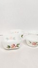6 Vintage Fire King Blossom Custard Dish And 2 Dish Oven Ware Bowls 