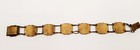 Antique Or Vintage Brass Enamel French Bracelet