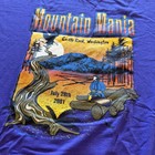 Mt St Helens Mania T-shirt L Boxy Worn Single Stitch Screen Print Nw Vtg 2001 