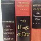 Antique Vintage Books Lot Of 6 Red Black Library History Decor Gilt Cloth Hcs