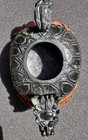 Vtg Chinese Carved   Hollow Black Jade Dragon Turtle Lidded Box 7 5 In - 2 4 Lbs