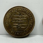 Vintage Wax Seal Public Notary Seal X 2 Brass Stamp Insert - Delaware   Illinois