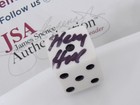 Henry Hill Signed Autograph Auto White Dice 1 Die Jsa      Coa