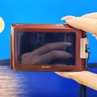 Sony Cybershot Dsc-t77 10 1mp Digital Camera 4x Optical Zoom Brown- 100  Working