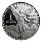1986 Proof Silver Mexican Libertad Onza 1 Oz  999 Ogp And Coa