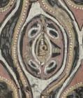 Papua New Guinea Double Panel Bark Painting Midcentury Indigenous Sepik River
