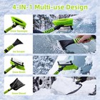 Steelite 4-in-1 Extendable 43  Snow Brush Snow Shovel   Ice Scraper For Cars