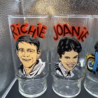 Vintage 1977 Dr Pepper Happy Days Collector Glasses Set Of 5 Richie Potsie Fonz