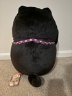 Amuse Big Hige Manjyu Plush Cat Doll Kuromame From Japan Lucky Cranky Grumpy Cat