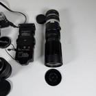 Vintage Minolta Sr-t 101 35mm Slr Camera Lot W  Lenses   Flash - Storage F-15