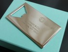 Authentic Tiffany   Co  Bottle Opener Letter Metallic  2785