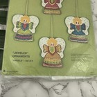 Bucilla Christmas Needlecraft Jeweled Ornaments Angels Vintage Kit 2114 New Rare
