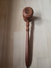 Vintage Judge Gavel Auction Hammer Mallet Hard Wood Wooden Decor