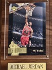 Michael Jordan Chicago Bulls 1995  he s Back  Wood Wall Plaque Analog Clock