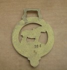 Brass Horse Harness Medallion Draft Heavy Horse World 1987-2007 Large
