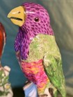 Pair Of Two 2 Old Antique French Samson Art Porcelain Birds Figurine Statues Set