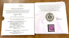 1996 National Community Service Commemorative Silver Dollar Coin   Stamp  Set