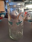 Vintage Fisher Peanuts Nfl Glass Beer Stein Mug Miami Dolphins